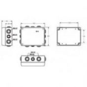 CAJA ESTANCA 310X240X125 FAMATEL #3015