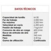 LLAVE IMPACTO YAIM 3/4" 2200NM M30 #YA-H-251