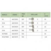 CERRADURA PUERTA CRISTAL SAG #VR