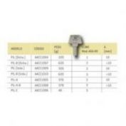 CERRADURA PUERTA CRISTAL SAG #PIL-H