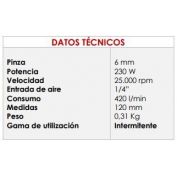 AMOLADORA RECTA YAIM #YA-502