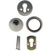 ESCUDO CERRADURA AMIG MOD. 30 LATON CROMADO 65 CM