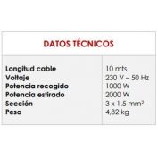 ENROLLADOR CABLE ELECTRICO YAIM #YA-6910