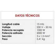ENROLLADOR CABLE ELECTRICO YAIM #YA-6915