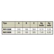 ELECTROBOMBA SUMERGIBLE INOX BLOCH NAS 550K