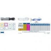FRESA FRONTAL 2 LABIOS 4422 IZAR # 8 MM.