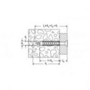 TACO PLASTICO FISCHER #SX  8  CUBO 1200 U