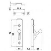 PASADOR NIQUEL AMIG #425- 75