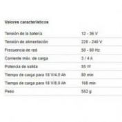 CARGADOR METABO #ASC 30-36 V. OFERTA FOLLETO