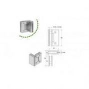 BISAGRA DE DUCHA NIQUEL AMIG #MOD.B