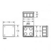 CAJA EMPOTRAR 100X100X45 FAMATEL #3201