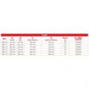 TORNILLO BANCO FIJO FAHER #200 MM. TBF-15