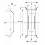 MANETA ENCASTAR GAYNER #200  80-324