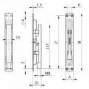 PASADOR SIMPLE ACCION Z GAYNER #16 86-268
