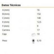 PASADOR SIMPLE ACCION Z GAYNER #16 86-268