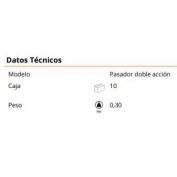 PASADOR DOBLE ACCION Z GAYNER #86-280