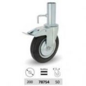 RUEDA ANDAMIO EXTERIOR TT Ø200 MM CON FRENO