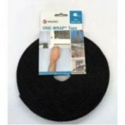VELCRO REUTILIZABLE P/CABLE NEGRO #30X25 