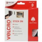 VELCRO ADH. EXTRAFINO BLANCO #20MMX5M  OVALADO