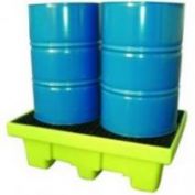 CUBETA RETENCION POLIETILENO PARA 2 BIDONES 220 LT