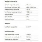 LIJADORA EXCENT. METABO#SXE 150-5.0BL OFERTA FOLLETO