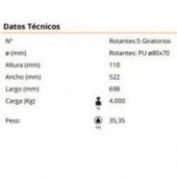 TANQUETA GIRATORIA GAYNER #T 4000G/5 OFERTA