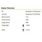 TANQUETA GIRATORIA GAYNER #T1000G OFERTA
