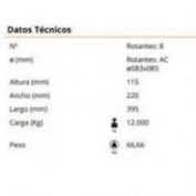 TANQUETA GIRATORIA GAYNER #T12000G 76-056
