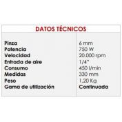 AMOLADORA RECTA YAIM #YA-501-L