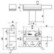 CERROJO LINCE 7930 # HC REFORZADO