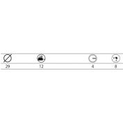 FRESA MOLDURAS CON ROD. 4478 LEMAN #29 MM