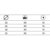 BROCA BISAGRA CARBURO HW #26 MM