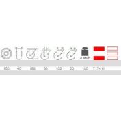 RUEDA ROTA 71 #150X45 C/B 20 SR/FP NL 150-160 GIRATORIA 