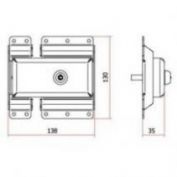 CANDADO P/TRANSPORTE INOX. SAG #NOVA 