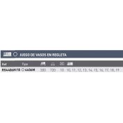 JUEGO VASOS 1/2 12C KOKEN #RS 4406M/10