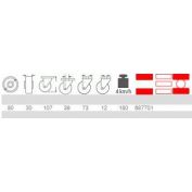 RUEDA ROTA 68 # 80X30 C/B SR GIRATORIA 