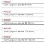 BOQUILLA CORTE OPTIM. GALA-GAR #ACET 5