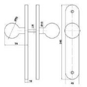 POMO GIRATORIO INOX. AMIG #11GP B85