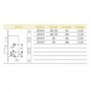 CERRADURA EMBUTIR TESA #2010-P 60 HN