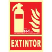 SEÑAL PVC EXTINTOR CLASE A #21X30 CM.