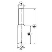 BROCA RANURAR CARBURO LEMAN#12 MM MANGO 6