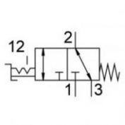 VALVULA PALANCA MANUAL #VHEF-HST-B32-G14