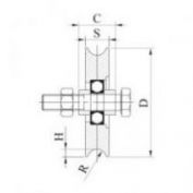 POLEA CANAL R-20 INOX.ROANDI #120X27 M-16