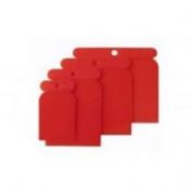 JUEGO ESPATULAS TRODIS #4 PZ. PLASTICO