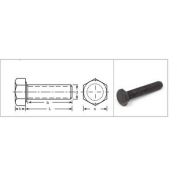 TORNILLO HEXAGONAL.DIN 933 8.8  3 #SAE 3/8  32