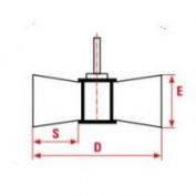 CEPILLO EJE SIT #0,30 MM. INOX 0891