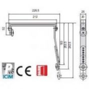 SELECTOR CIERRE REGULABLE CISA#07084.11.0