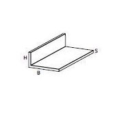 ANGULO L PVC ADH. LIGHT 1 MT #19,5X19,5
