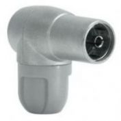 CONECTOR ACODADO TV HEMBRA # 9,5 MM TELV4131
