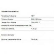 CARCASA PISTOLA A.CALIEN.METABO #HG 18 LTX 500 OFERTA FOLLETO